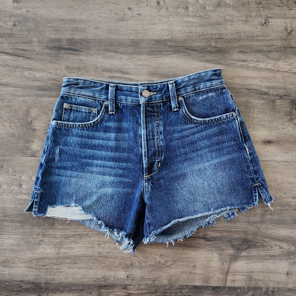 Joe's High Rise Button Fly The Smith Jean Shorts Women's Size 26